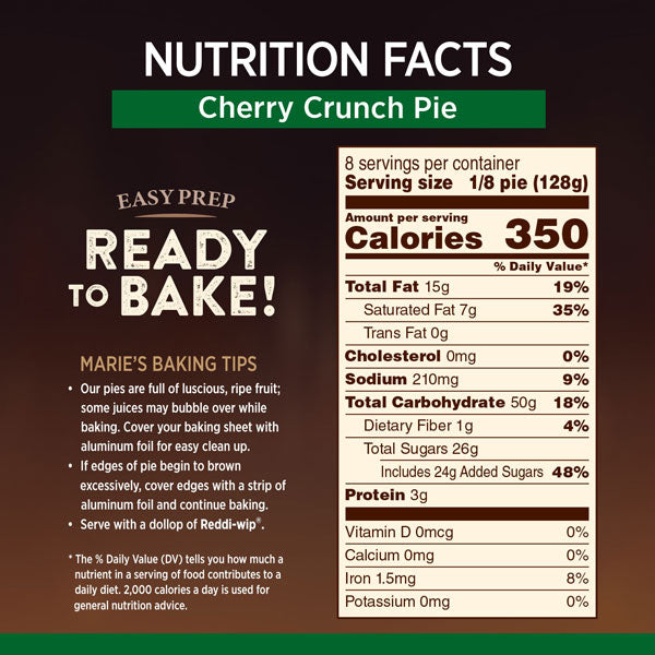 Marie Callender's Cherry Crunch Pie Frozen Dessert, 36 oz.