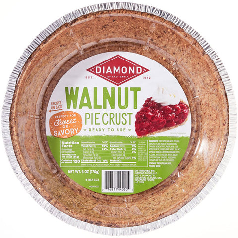 Diamond of California Walnut Pie Crust, 9 Inch Size