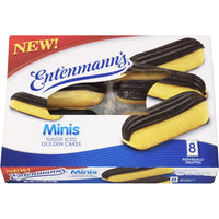 Entenmann's Minis Fudge Iced Golden Cakes, 8 Count
