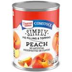 Duncan Hines Comstock Peach Pie Filling and Topping, 21 oz.