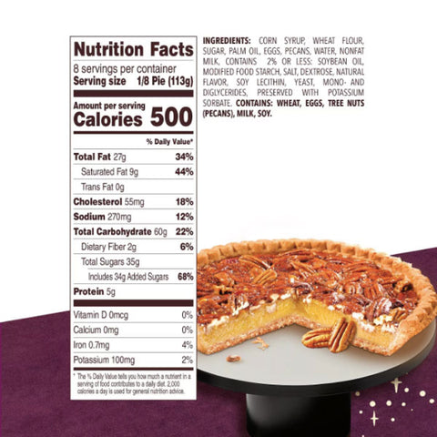 Edwards Georgia Style Frozen Pecan Pie Dessert, 32 oz