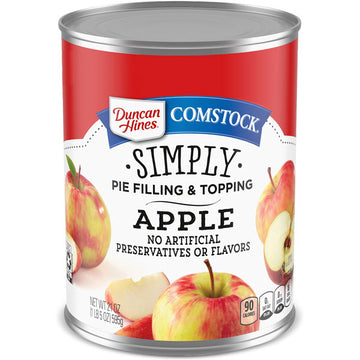 Duncan Hines Comstock Apple Pie Filling and Topping, 21 oz.