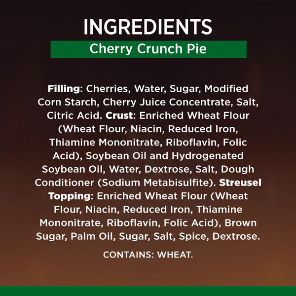 Marie Callender's Cherry Crunch Pie Frozen Dessert, 36 oz.