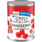 Duncan Hines Comstock Raspberry Pie Filling and Topping, 21 oz.