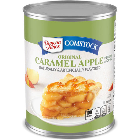 Duncan Hines Comstock Original Caramel Apple Pie Filling and Topping, 21 oz.