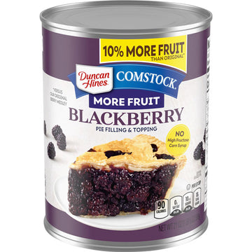Duncan Hines Comstock Original Blackberry Pie Filling and Topping, 21 oz.