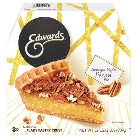 Edwards Georgia Style Frozen Pecan Pie Dessert, 32 oz