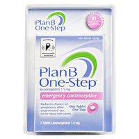 Plan B One-Step Emergency Contraceptive 1 Tablet,1.5 mg