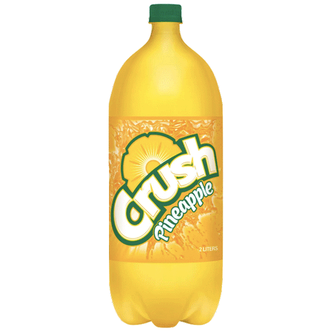 Crush Pineapple Caffeine-Free Soda, 2 L - Water Butlers