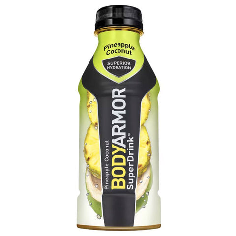 BodyArmor Sports Drink, Pineapple Coconut, 16 Fl. oz. - Water Butlers