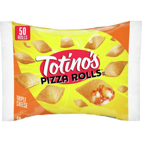 Totino's Pizza Rolls, Triple Cheese, 50 Count