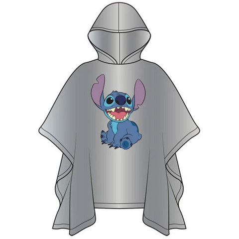 Youth Disney Happy Stitch Rain Poncho