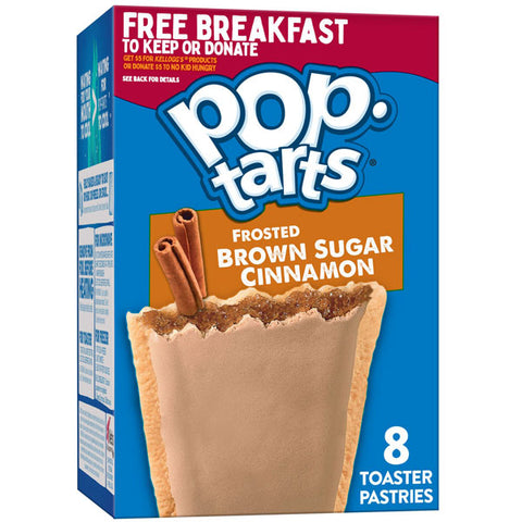 PopTarts Toaster Pastries, Breakfast Foods, Frosted Brown Sugar, 8 Ct