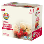Earth's Best Organic Stage 2 Baby Food, Banana Raspberry & Brown Rice, 8 Count