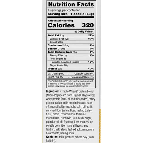 Power Crunch Pro Peanut Butter Creme Protein Energy Bars, 4 Count