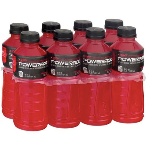 Powerade Sport Drink, Fruit Punch, 20 Fl oz, 8 Ct - Water Butlers