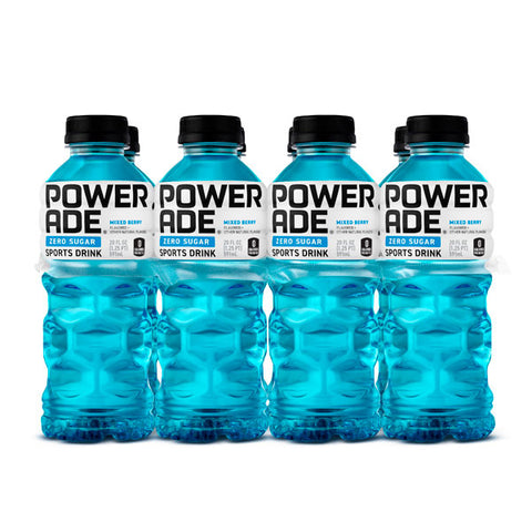 Powerade Zero Mixed Berry Blast, 20 fl oz, 8 Pack