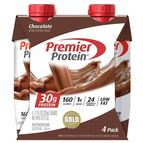 Premier Protein High Protein Shake, Chocolate, 4 Pack