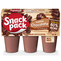 Snack Pack Chocolate Pudding Cups, 5.5 oz, 6 Pack