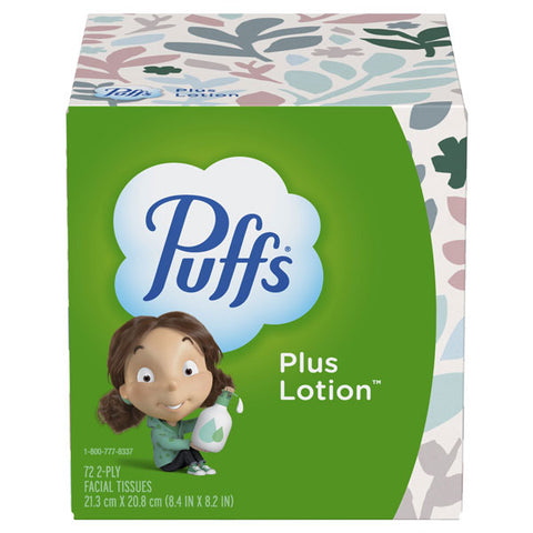 Puffs Plus Lotion Facial Tissue, 72 Facial Tissues