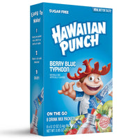 Hawaiian Punch Powder Drink Mix, Berry Blue Typhoon, 8 Count