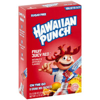 Hawaiian Punch Fruit Juicy Red On The Go Drink Mix Packets, 8 Count