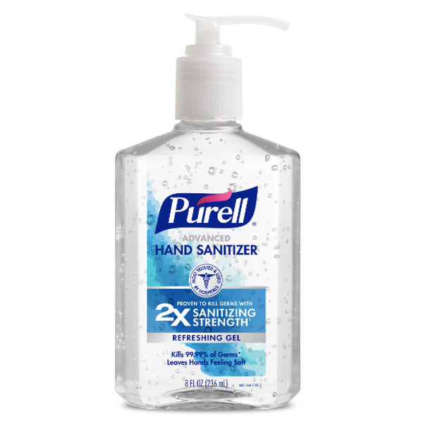 Purell Advanced Hand Sanitizer Refreshing Gel, 8 oz