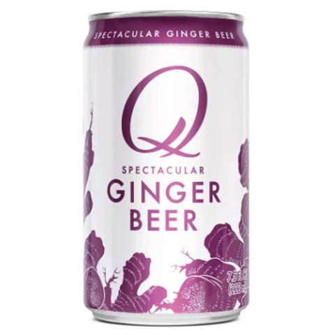 Q Drinks Ginger Beer, 7.5 fl oz Cans, 4 Ct - Water Butlers