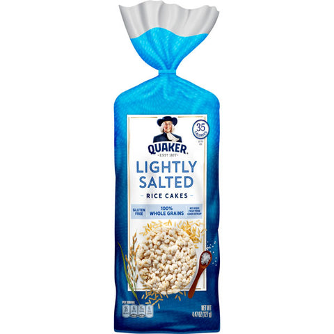 Quaker Rice Cakes, Lightly Salted, 4.47 oz