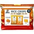 Quaker Rice Crisps Variety Pack, Cheddar & Caramel, 14 Count