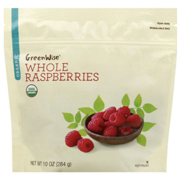 GreenWise Organic Whole Raspberries, 10 oz