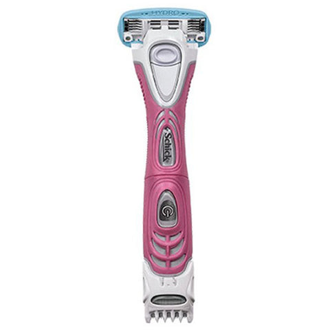 Schick Hydro Silk Trim Style Razor + Bikini Trimmer, Plus 1 Refill