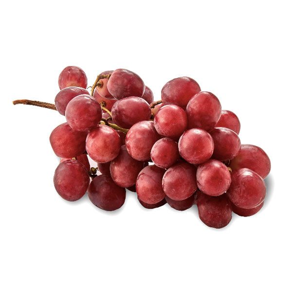 Red grapes in a plastic bag (close-up) – License Images – 11267644 ❘  StockFood