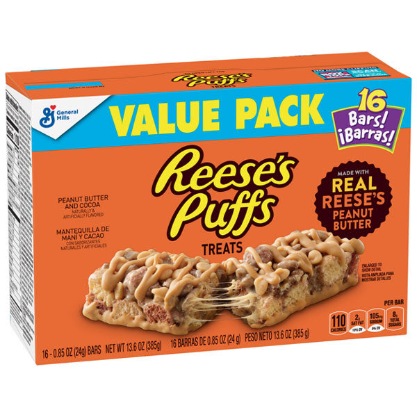 Reeses, Breakfast Cereal, Peanut Butter Puffs, 11.5 Ounce - Snacks