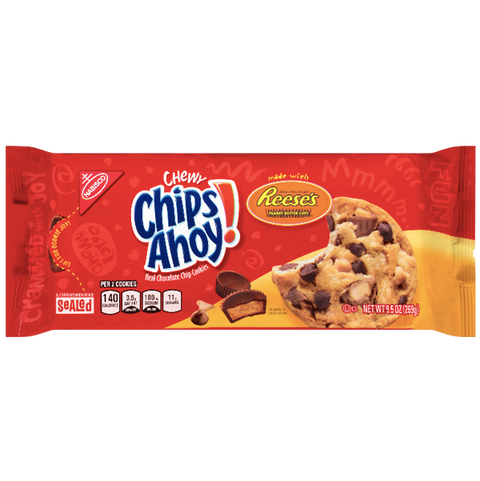 Chips Ahoy! Reese's Peanut Butter Cups Cookies 9.5oz - Water Butlers