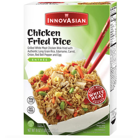 InnovAsian Frozen Chicken Fried Rice, 18 oz - Water Butlers