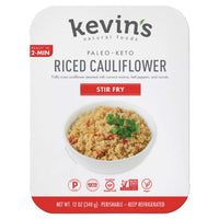 Kevin's Natural Foods Vegan Gluten Free Riced Cauliflower Stir Fry, 12oz