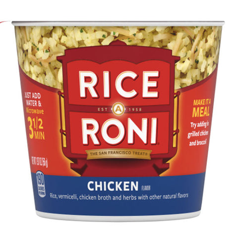 Rice A Roni Chicken Flavored Rice Cup, 1.97 oz