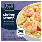 Scott & Jon's Shrimp Scampi With Linguini, Pasta Bowl Frozen Meal, 8 oz