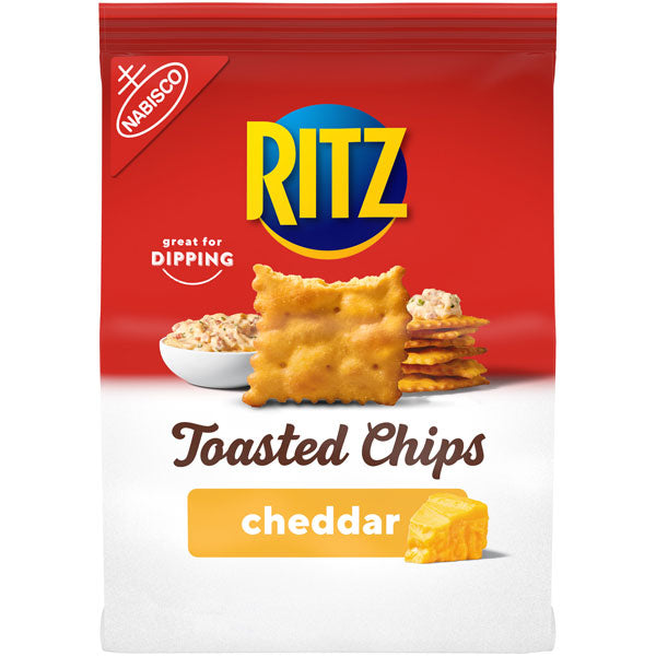 Ritz Toasted Chips Cheddar Flavored, 8.1oz