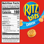 Ritz Bits Cheese and Ritz Bits Peanut Butter Cracker Sandwiches Variety Pack, 20 Count