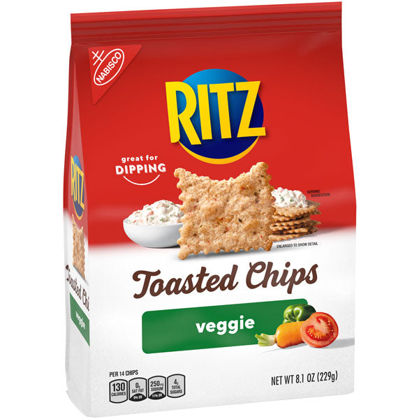 Ritz Toasted Chips Veggie, 8.1 oz
