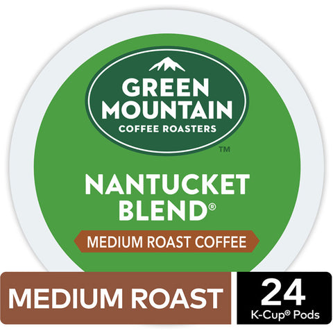 Green Mountain Coffee Nantucket Blend, Keurig K Cup Pod, Medium Roast, 24 Count