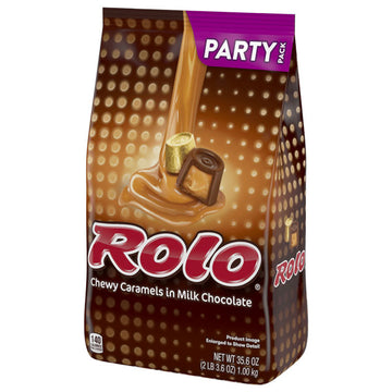 Rolo Creamy Caramels Wrapped in Rich Chocolate Candy, 35.6 oz