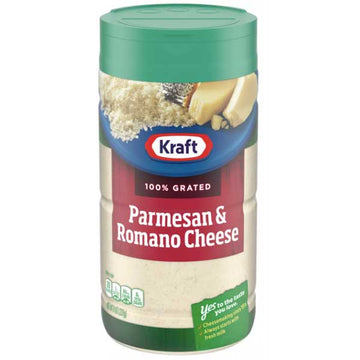Kraft Grated Parmesan and Romano Cheese, 8 oz
