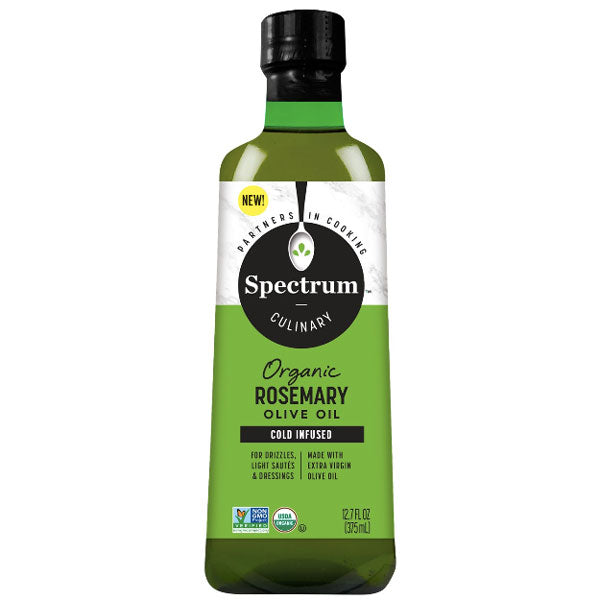 Spectrum Culinary Organic Rosemary Olive Oil, 12.7 fl oz - Water Butlers