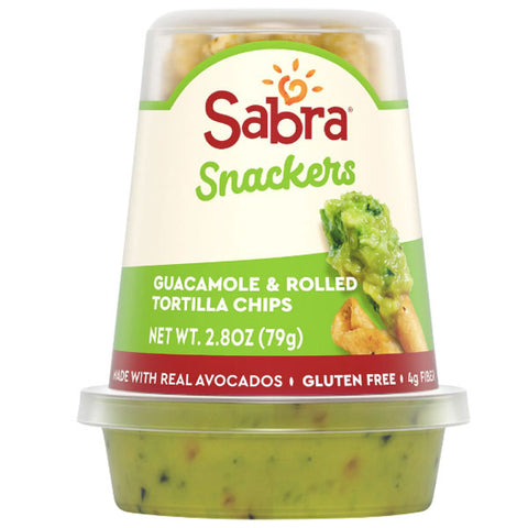 Sabra Snackers Guacamole & Rolled Tortilla Chips 2.8 oz