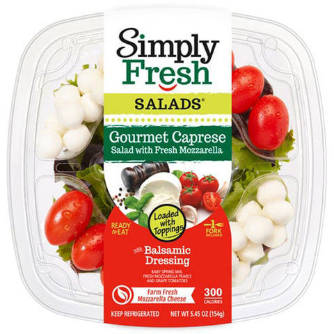 Simply Fresh Salads Gourmet Caprese Salad, 5.45 oz