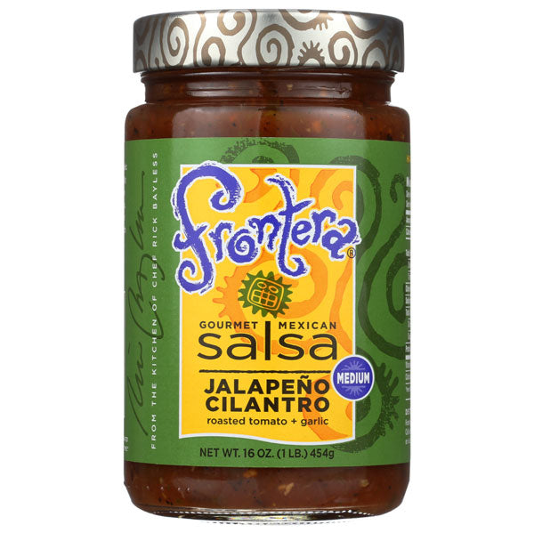Frontera Gourmet Mexican Jalapeño Cilantro Salsa, Medium, 16 oz.
