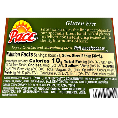 Pace Medium Chunky Salsa, 24 oz